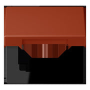 Jung - Abdeckrahmen Klappdeckel m. Stellfeder LC 990 BFKL 232 locre rouge