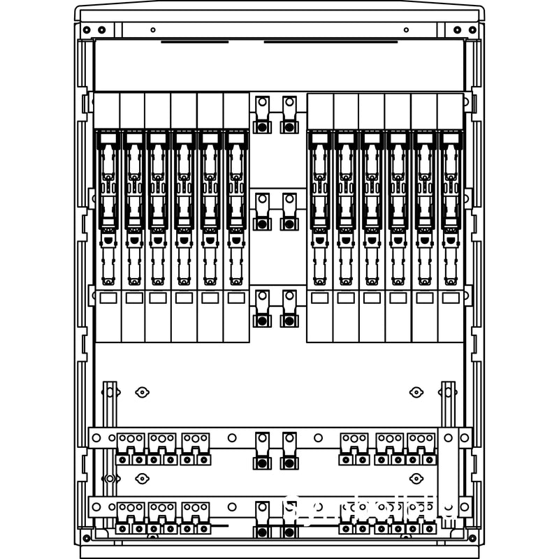 Elsta Mosdorfer - Kabelverteilerschrank LS81S.DV08 mit Sammelschienen