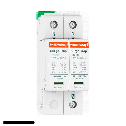 Mersen - Blitzstromableiter für Energietechnik Überspg.-Ableiter Typ 1+2 STPT12-12K440V-2PM 12,5kA Uc440V 2+0 IT
