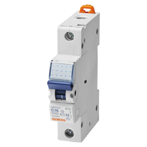 Gewiss - Leitungsschutzschalter GW92506 B10A, 1P, 10KA