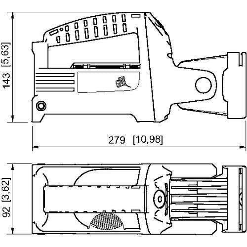 Stahl - Explosionsgeschützter Handscheinwerfer 6148/1111-111 mit Ladesessel
