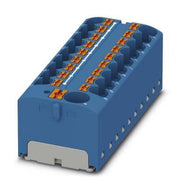 Phoenix Contact - Durchgangs-Reihenklemme Verteilerblock PTFIX 10/18X4-G BU − 8 Stück