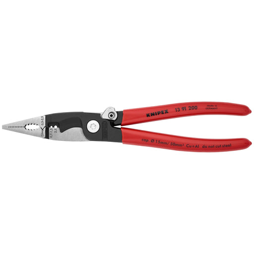 Knipex - Abisolierzange Elektro-Installationszange 13 91 200 SB 200mm