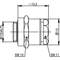 Telegärtner - Koax-Steckverbinder Kabelabfangung IP 67 100021323