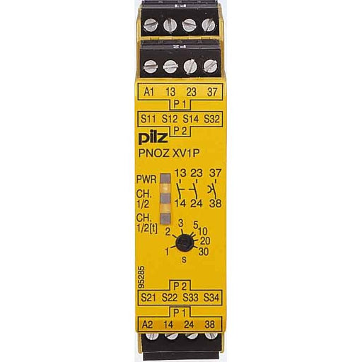 Pilz - Gerät zur Überwachung von sicherheitsgerichteten Stromkreisen Not-Aus-Schaltgerät PNOZ XV1P #777602 30/24VDC 2n/o 1n/o t