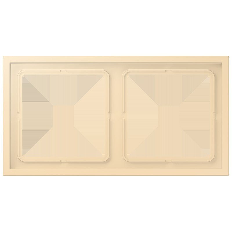 Jung - Abdeckrahmen Rahmen 2-fach LCZ 982 BF 223 ocre