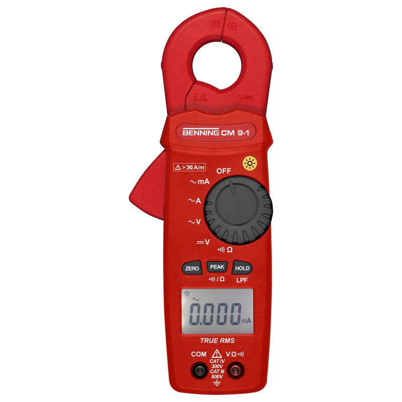 Benning - Zangenmessgerät Leckstromzange CM 9-1 1µA-60A AC. V AC/DC