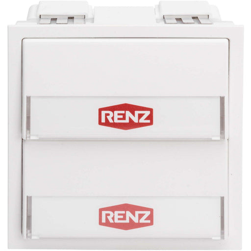 Renz Metallwaren - Funktionsmodul für Türkommunikation Tastenmodul 97-9-85270.9016 mit 2 Klingeltaster − 1 Stück
