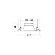 Brumberg Leuchten - Downlight/Strahler/Flutlicht LED-Einbaudownlight 230V 40671174DA 4000K