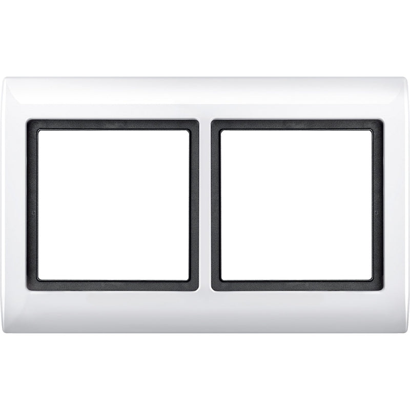 Merten - Abdeckrahmen Rahmen 2f.pws 400219 waage/senkrecht