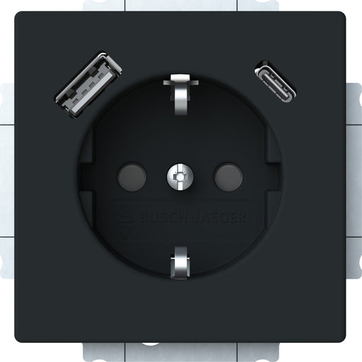 Busch-Jaeger - Steckdose SCHUKO Steckdose 20 EUCB2USBAC-885 USB-A+C