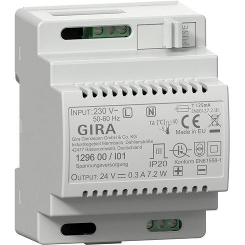 Gira - Netzgerät für Türkommunikation Spannungsversorgung 129600