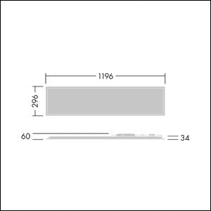 Thorn - Decken-/Wandleuchte LED-Einbauleuchte BETA3 3200 #96800039 840