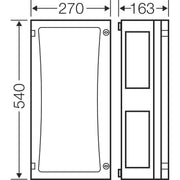 Hensel - Leergehäuse FP 0310 EB-Mass216x486x136mm