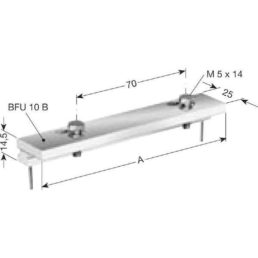 Vahle - Zubehör/Ersatzteile für Schienenverteiler Befestigung BFU 10 B-10