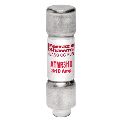 Mersen - Zylindrische Sicherung Sicherungseinsatz Class CC ATMR3/10 F 10x38 0,3A − 10 Stück