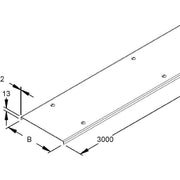 Niedax - Deckel für Kabeltragsystem Kabelrinnendeckel RDVS 150 − 3 Meter