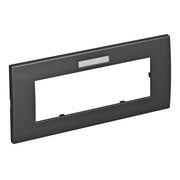 OBO Bettermann - Abdeckrahmen AR45-BF3 SWGR 3fach 84x185mm sw-gr