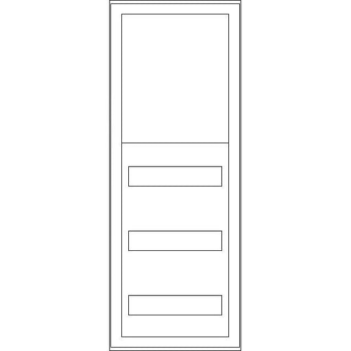 ABN - Gehäuse/Schaltschrank (leer) Wandgehäuse SP15RK032 IP54 SK2 schutzisol