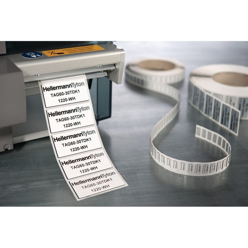 HellermannTyton - Kennzeichnungsmaterial Panel-Etiketten 596-01902(500) − 500 Stück