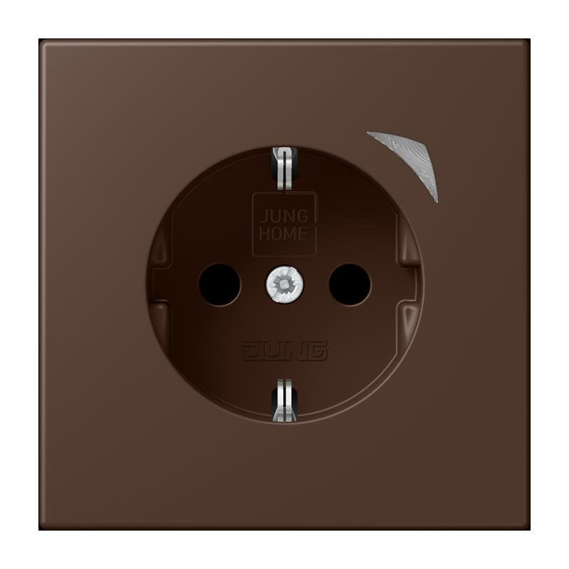 Jung - Steckdose SCHUKO Steckdose BT LC 1521 SE 239 terre dombre brulee