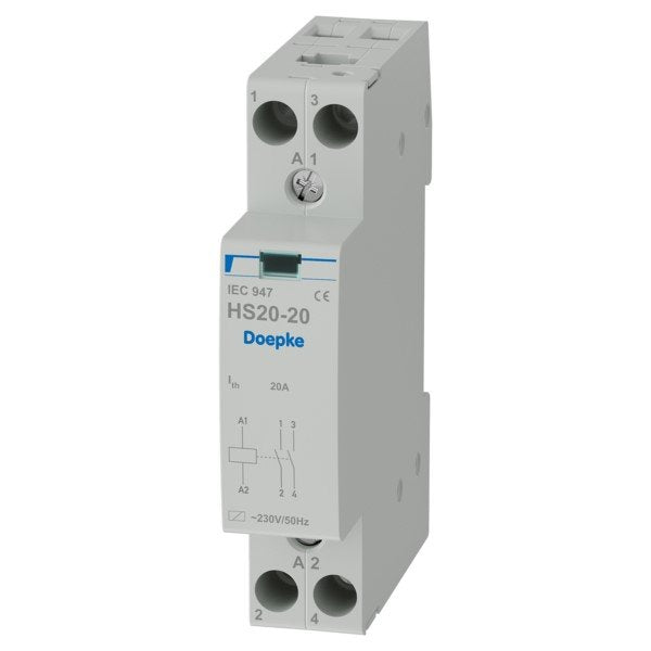 Doepke - Installationsschütz für Reiheneinbau Schütz HS 1-230AC/20-20 2 Schließer