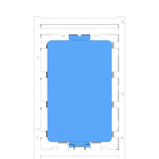 Weidmüller - Kennzeichnungsmaterial Gerätemarkierung CC-DT 85/54 MC NE BL 85mm − 10 Stück