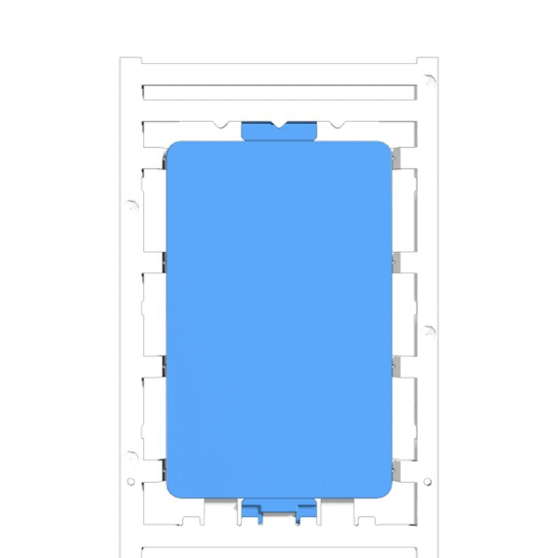 Weidmüller - Kennzeichnungsmaterial Gerätemarkierung CC-DT 85/54 MC NE BL 85mm − 10 Stück