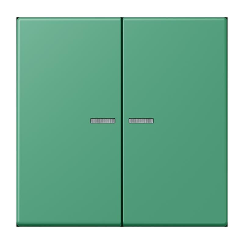 Jung - Abdeckung/Bedienelement für Installationsschalterprogramme Wippe mit Lichtleiter LC 102 KO5 250 vert 59