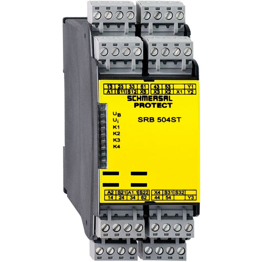 Schmersal - Gerät zur Überwachung von sicherheitsgerichteten Stromkreisen Überwachungsschaltgerät SRB 504ST f.Not-Halt