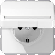 Jung - Steckdose SCHUKO-Steckdose 16A 250V CD 1520 NBFNAKL WW Klappdeckel