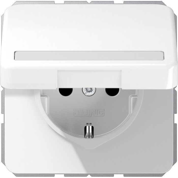 Jung - Steckdose SCHUKO-Steckdose 16A 250V CD 1520 NBFNAKL WW Klappdeckel