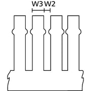 HellermannTyton - Verdrahtungskanal 185-41250(18) Grau − 18 Meter
