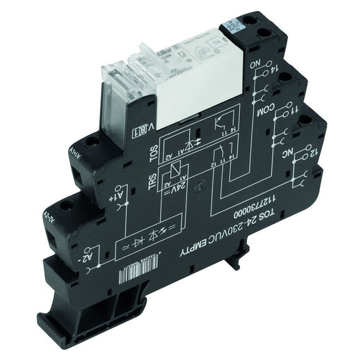 Weidmüller - Schaltrelais Koppelrelais TRS 48VUC 1CO 16A 48V UC 10 %,1W(AgNi) − 10 Stück