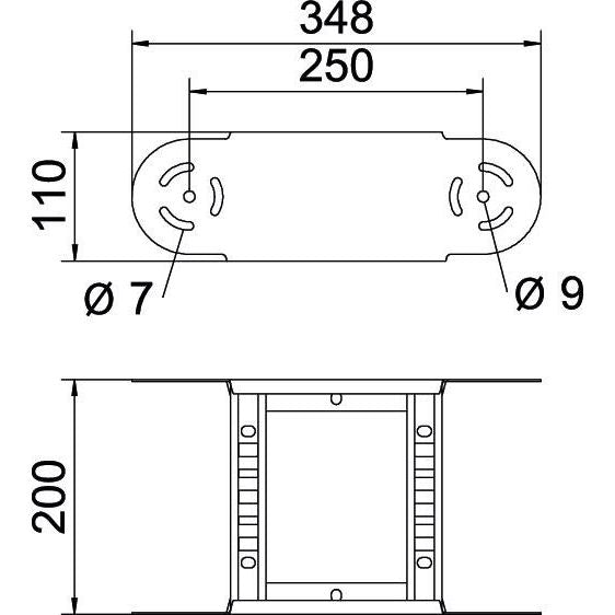 OBO Bettermann - Bogen für Kabelleiter Gelenkbogenelement LGBE 1120 FS