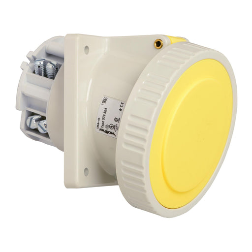 Walther Werke - CEE-Anbausteckdose (IEC 60309) Anbaudose schräg 125A 579504 5P 110V 4h IP67