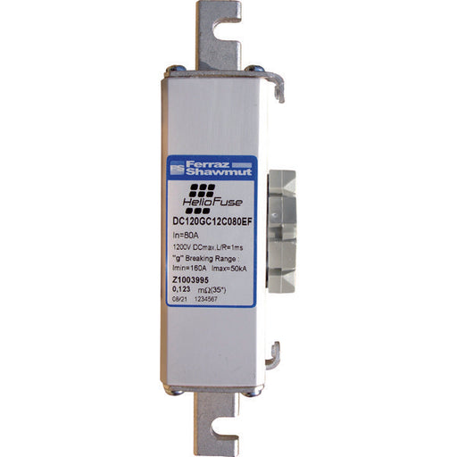 Mersen - Messersicherung Sicherungseinsatz gPV DC121GC12C125E Gr.121 DC1200V 125A