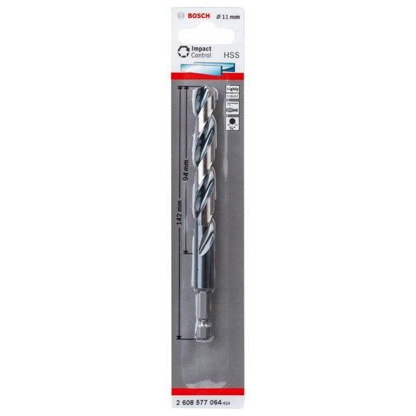Bosch - Bohrer HSS Spiralbohrer mit 2608577064 Sechskantschaft 11,0