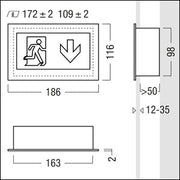 Zumtobel Group - Sicherheitsleuchte LED-Rettungszeichenleuchte ARTSIGN 75 #42185929