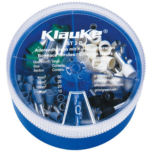 Klauke - Sortimentskasten für Anschluss- und Verbindungstechnik Streudose ST2B bestückt