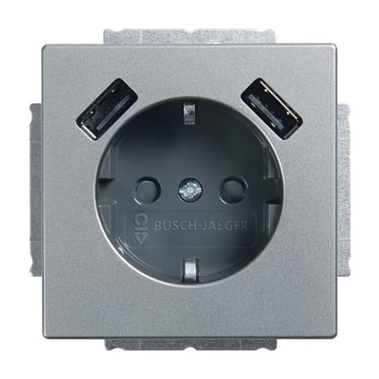 Busch-Jaeger - Steckdose SCHUKO-2x USB Steckdose 20 EUCB2USB-866