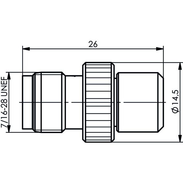 Telegärtner - Abschlusswiderstand TNC-Abschlusswiderstand 100023840 (F),1W,2.5GHz,50Ohm