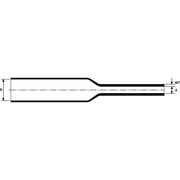 HellermannTyton - Schrumpfschlauch LVR-1/4-PVC-BK − 250 Meter