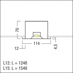Zumtobel Group - Decken - /Wandleuchte LED - Deckeneinbauleuchte MIRL LED #42185483 4000K