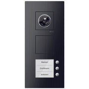 TCS Tür Control - Türstation für Türkommunikation Video Außenstation CAE2103-0156 3 Tasten, re, AP sw