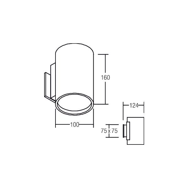 Brumberg Leuchten - Decken-/Wandleuchte LED-Wandleuchte 10042183 3000K