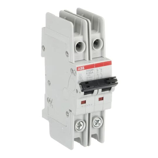 ABB Stotz S&J - Leitungsschutzschalter Sicherungsautomat SU202MR-K60 10kA, 60A, 2P, RTT