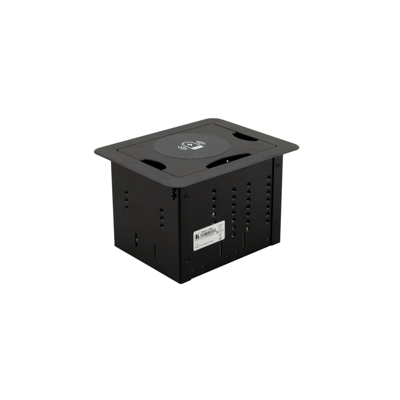 Kramer - Multifunktions-Anschlussdose TBUS mWireless-Ladestation TBUS-1-KWC(B) schwarz eloxiert