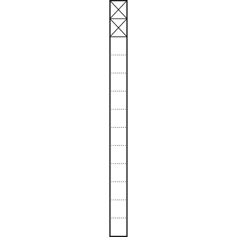 Siedle&Söhne - Kommunikations-Säule Kommunikations-Stele KSF 613-2 SM 1,3m sil/met 2Mod