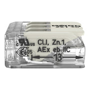 WAGO - Steckklemme COMPACT-Verbindungsklemme 221-683 Ex e,transparent − 30 Stück